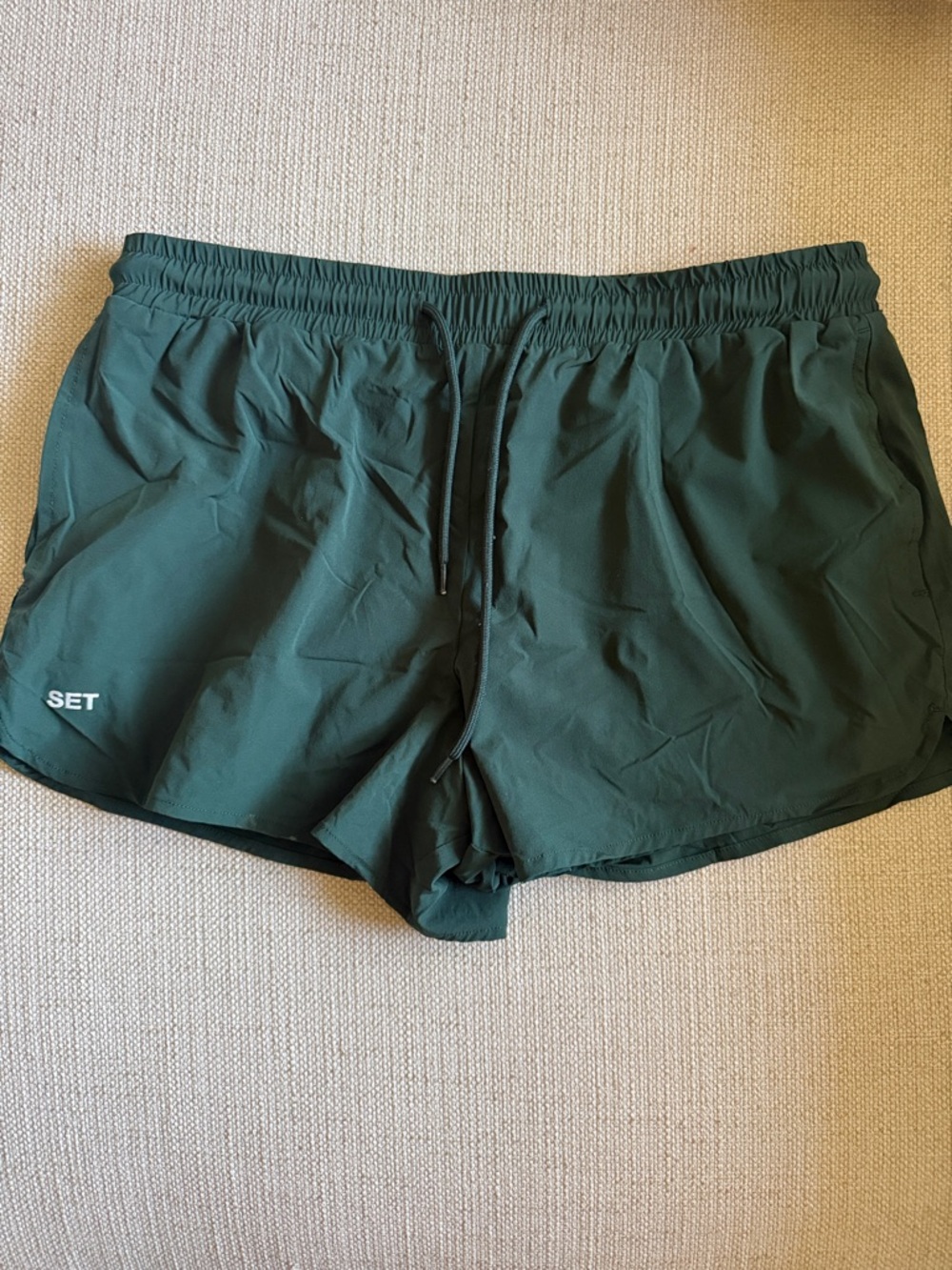 SET Active Women's Nylon Shorts Forest Green S